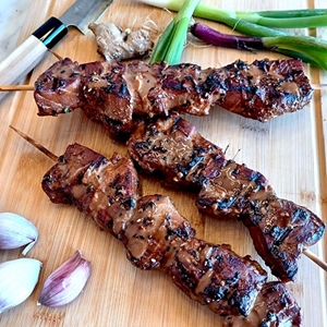 Picture of Asian Style Tuna Kebabs - Recipe
