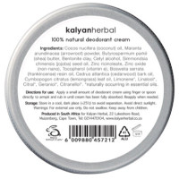 Deodorant Cream - Frankincense, Cedarwood & Lemongrass