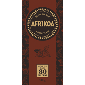 Afrikoa - 80% Dark Sugar Free Afrikoa - 80% Dark Sugar Free
