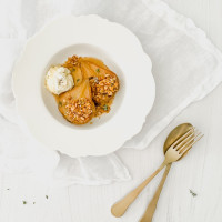 Honey Baked Pears - Recipe Honey Baked Pears - Recipe