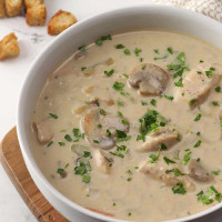 Creamy Chicken and Mushroom Soup