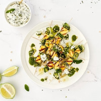 Haloumi skewers - Recipe